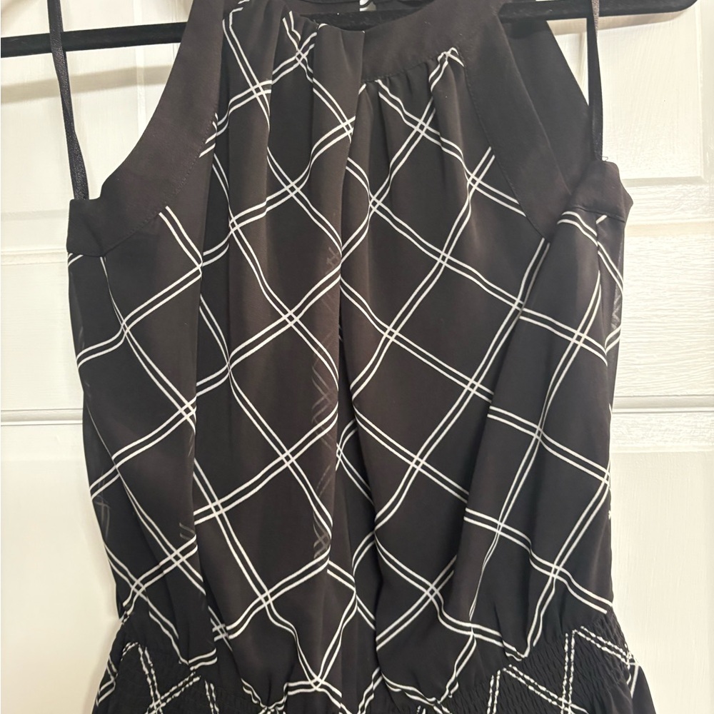 White House Black Market Black and White Women's Dress S - Picture 3 of 11